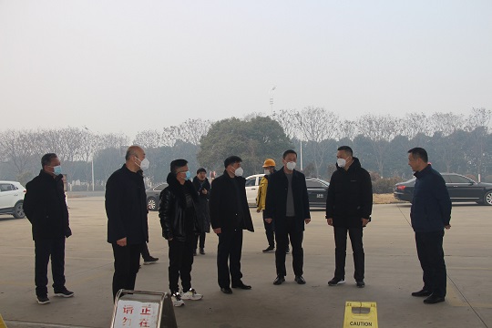 副市長張林清到界首新奧春節慰問并進行安全檢查